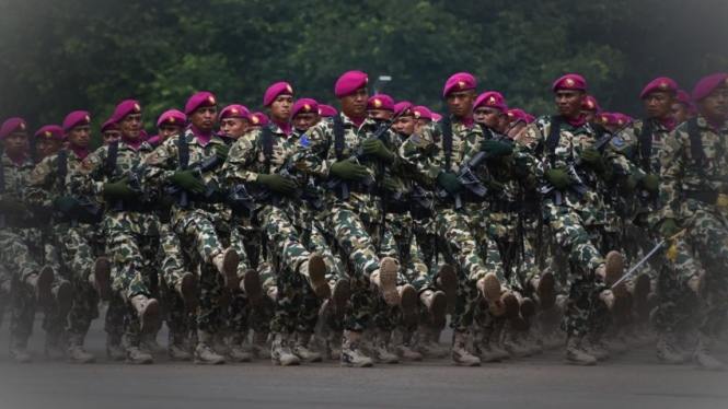 VIVA Militer: Pasukan hantu laut Korps Marinir TNI.