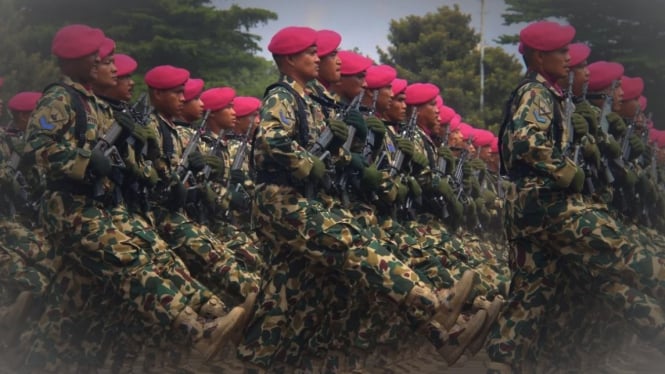 VIVA Militer: Pasukan hantu laut Korps Marinir TNI.