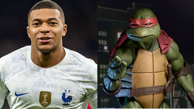 Kylian Mbappe dan Kura-Kura Ninja