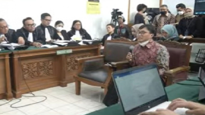 Saksi ahli pidana sekaligus dosen fakultas hukum UII, Mahrus Ali