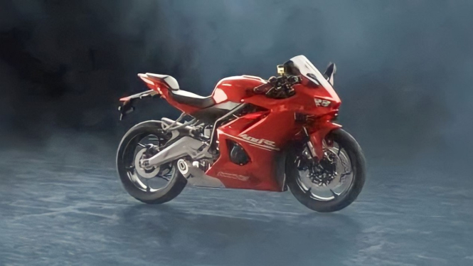 Ilustrasi gambar motor sport Kove 400RR