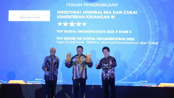 Bea Cukai raih penghargaan Top Digital Awards 2022