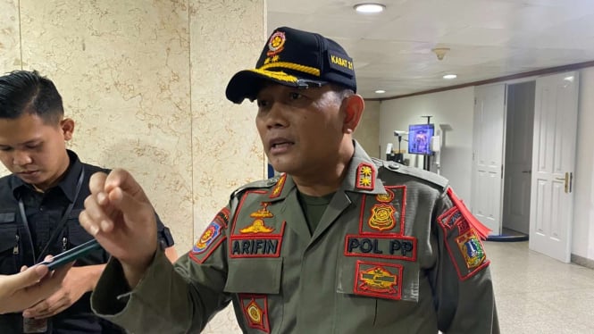 Kepala Satpol PP DKI Jakarta Arifin.