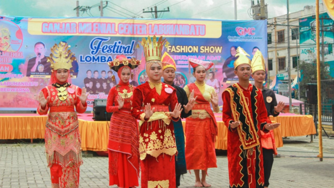  Ganjar Milenial Center (GMC) menggelar festival budaya di Labuhan Batu