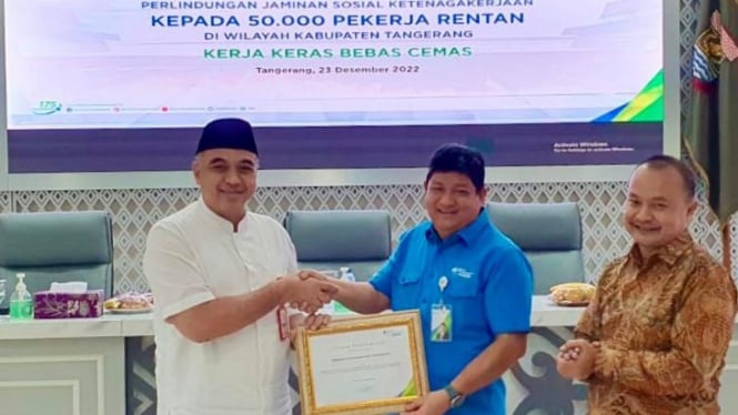 Pemkab Tangerang daftarkan 50 ribu Pegawai Non ASN menjadi peserta BPJAMSOSTEK