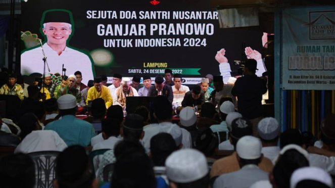 Relawan Saga gelar doa bersama di Lampung.