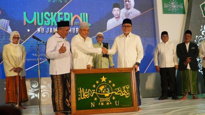 Mendag RI Zulkifli Hasan hadiri Muskerwil Nahdlatul Ulama Jatim