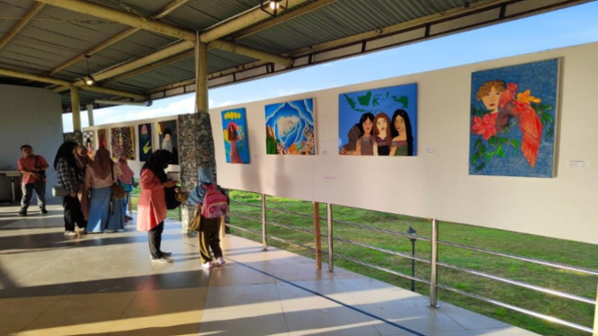 Universitas Negeri Gorontalo Gelar Pameran Seni Rupa dengan Tema Edu Art