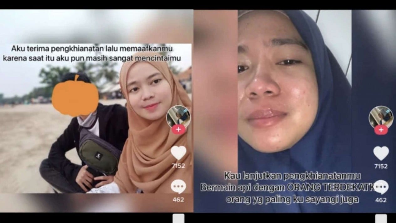 Foto Viral Suami Selingkuh Dengan Ibu Mertua Sendiri Kabur Saat