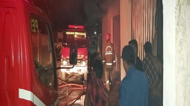 Pabrik gamis di Tangerang terbakar