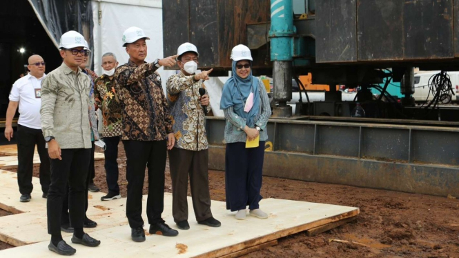 Menteri Perindustrian Agus Gumiwang Kartasasmita di Bogor.