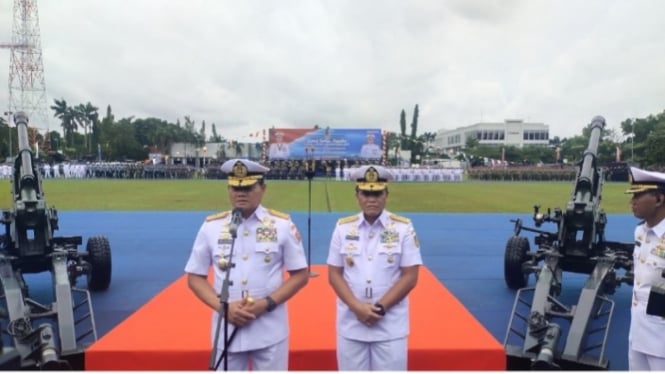 VIVA Militer: Panglima TNI Yudo Margono dan KSAL Muhammad Ali