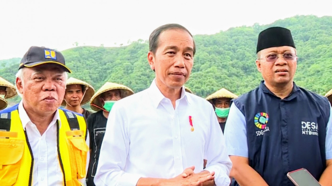Presiden Joko Widodo di Kabupaten Sumbawa, NTB