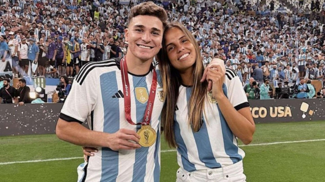 Ribuan Fans Argentina Minta Julian Alvarez Putuskan Pacarnya Emilia Ferrero