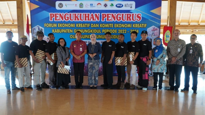 Pengukuhan Pengurus Forum Ekonomi Kreatif Gunungkidul