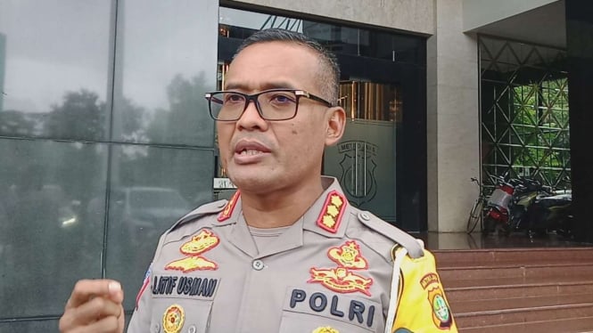 Direktur Lalu Lintas Polda Metro Jaya, Komisaris Besar Polisi M. Latif Usman.