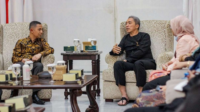 Wakil Wali Kota Bogor Dedie A. Rachim menerima kunjungan perwakilan Sanusa Medik