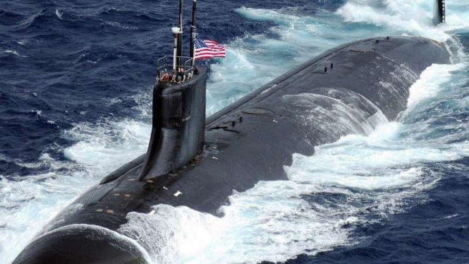 VIVA Militer: Kapal selam USS Jimmy Carter Angkatan Laut Amerika Serikat