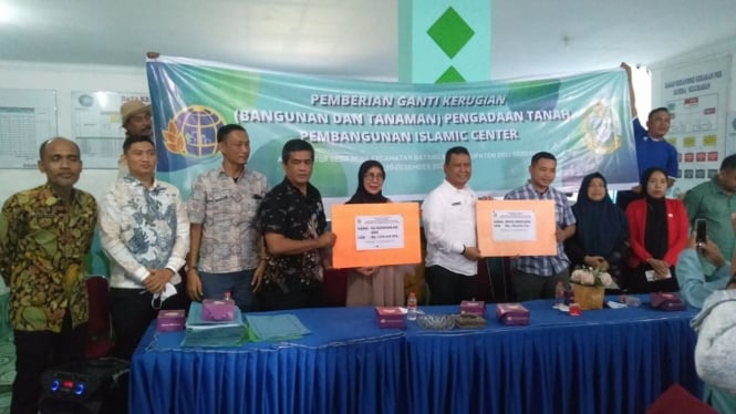 Proses ganti rugi lahan pembangunan Islamic Center di Kabupaten Deli Serdang