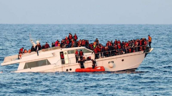 VIVA Militer: Kapal Yatch para pengungsi Syria tenggelam di Laut Mediterania