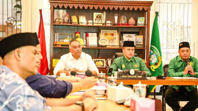 Wagub Sumut, Musa Rajekshah memimpin Rapat Porseni NU 2023 