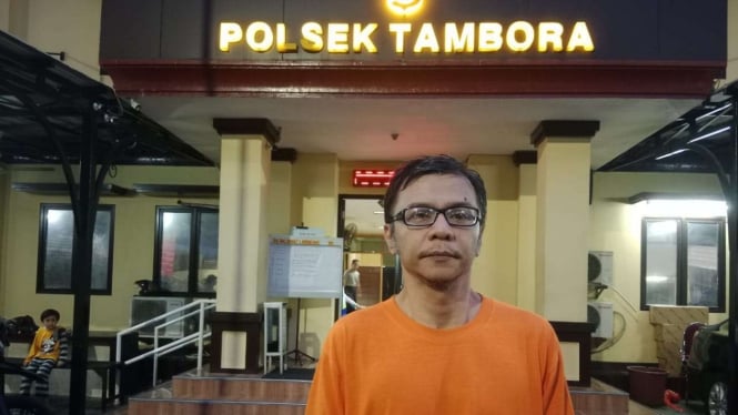 Pelaku pemukulan terhadap ayah kandungnya di Tambora, Jakarta Barat