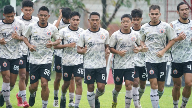 Latihan skuad Persija Jakarta
