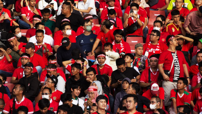 Suporter Indonesia Piala AFF 2022