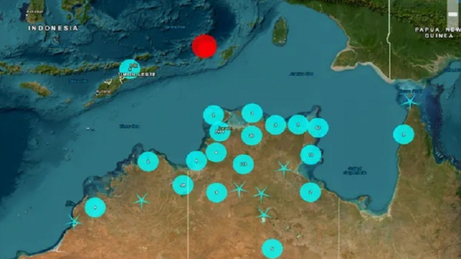 Gempa bumi di Indonesia terasa sampai Benua Australia