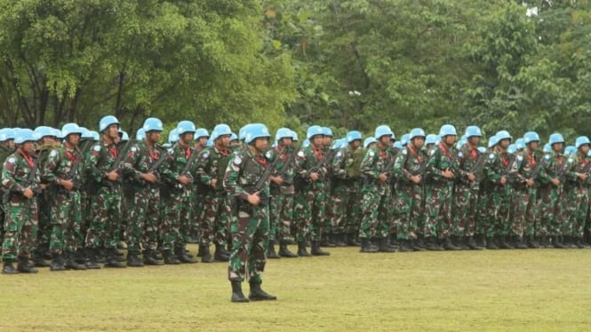 VIVA Militer: Latihan Pratugas Satgas TNI Konga UNIFIL 2023 