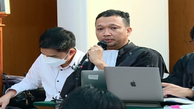 Salah satu tim penasihat hukum Arif Rachman Arifin, Junaedi Saibih.