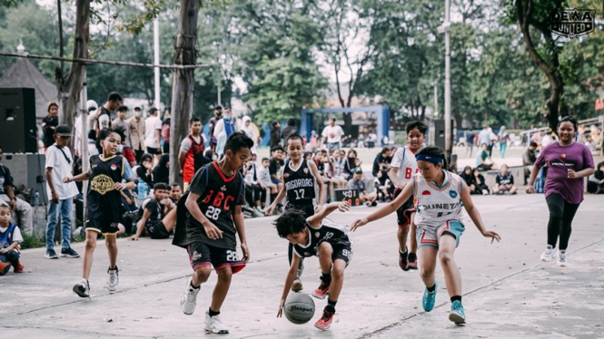 Acara basket di Kota Tangerang