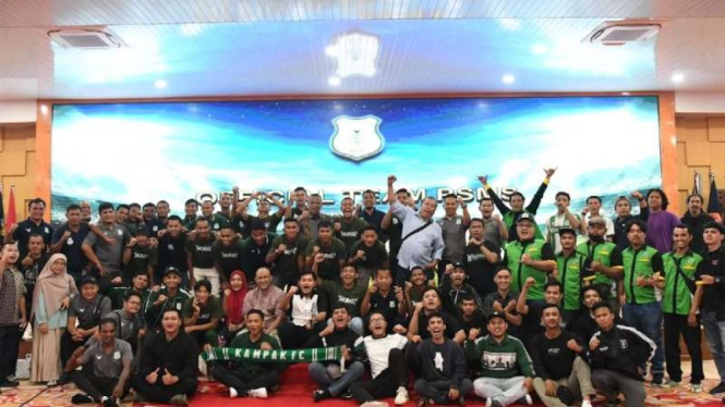 Perpisahan para pemain PSMS Medan di Aula Tengku Rizal Nurdin
