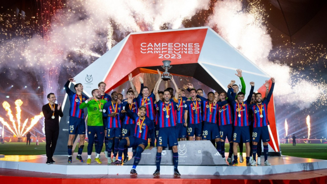 Barcelona juara Piala Super Spanyol