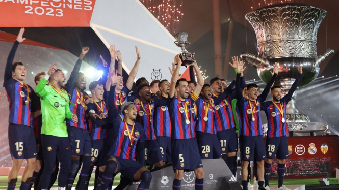 Barcelona juara Piala Super Spanyol di Arab Saudi