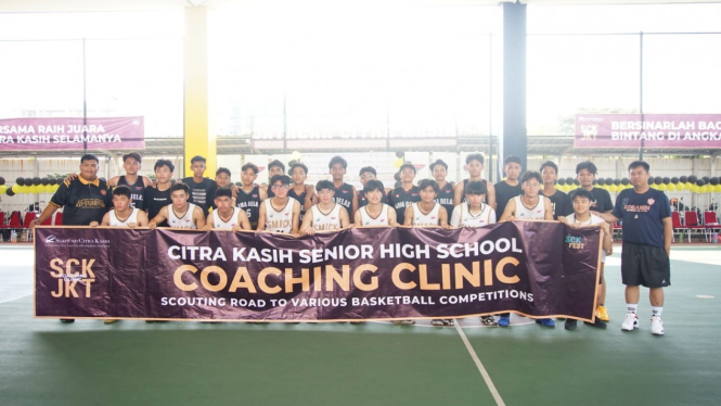 SMA Citra Kasih CitraGarden Gelar Basketball Coaching Clinic