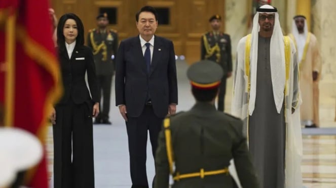 El presidente surcoreano, Yoon Suk Yeol, visitó los Emiratos Árabes Unidos el domingo 15 de enero de 2023.