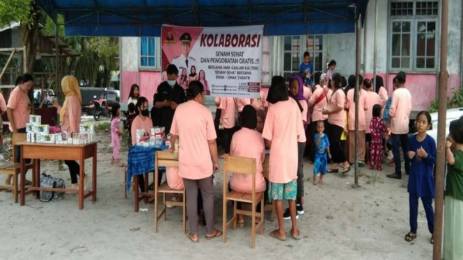 Relawan Mak Ganjar Kalteng gelar pengobatan gratis di Kapuas