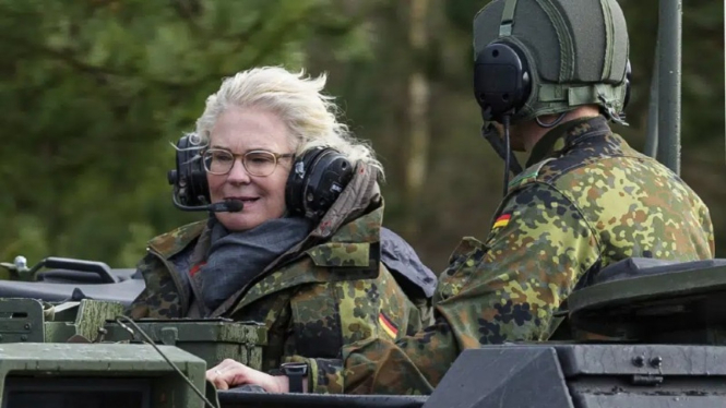 Menteri Pertahanan Jerman, Christine Lambrecht.