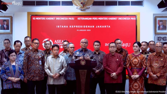 Pertemuan pelaku industri perbankan bersama OJK dengan Presiden Jokowi