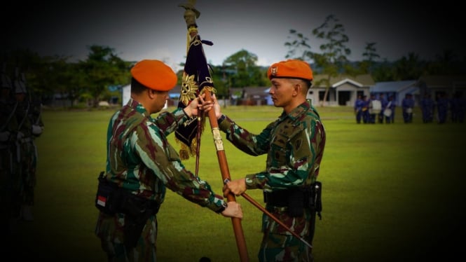 VIVA Militer: Serah terima jabatan Komando Yonko 468/Sarotama, Kopasgat TNI AU.