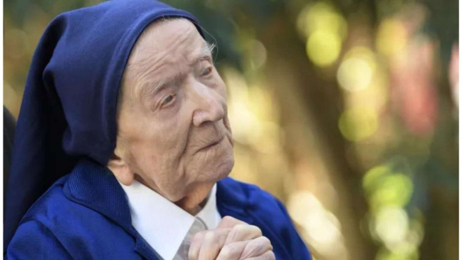 Orang tertua di dunia, biarawati Perancis bernama Lucile Randon