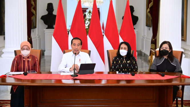 Presiden RI Joko Widodo di Istana Merdeka, Rabu, 18 Januari 2023