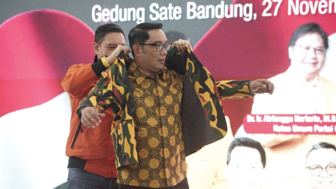 Dave Laksono dan Ridwan Kamil