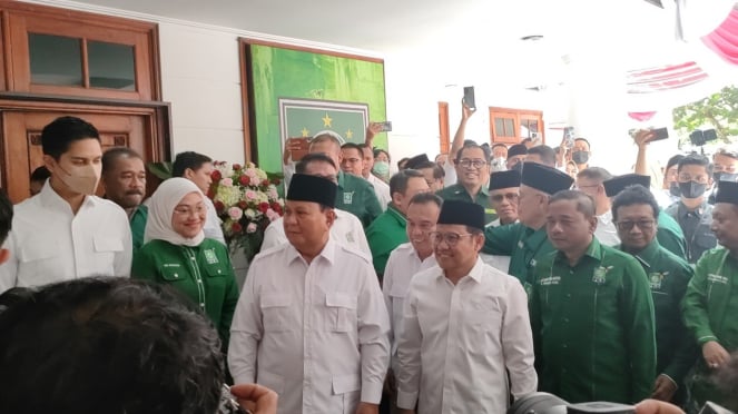 Prabowo dan Muhaimin Iskandar.