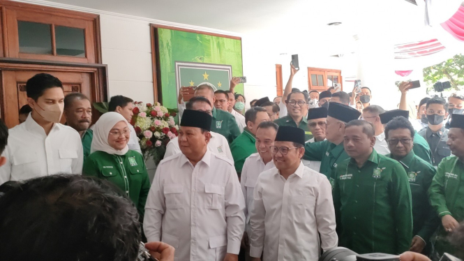 Prabowo dan Muhaimin Iskandar.