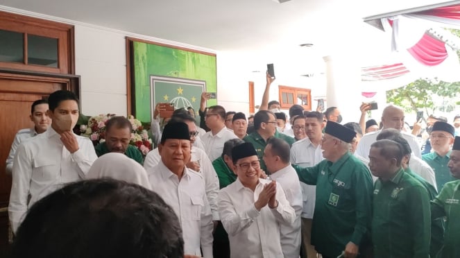 Prabowo Subianto dan Muhaimin Iskandar.