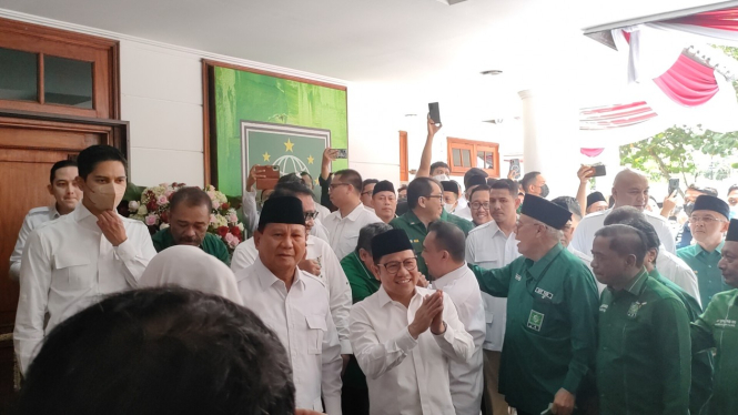 Prabowo Subianto dan Muhaimin Iskandar.