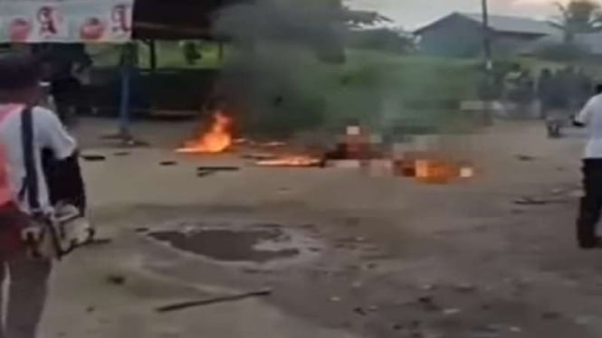 Wanita dibakar hidup-hidup di Sorong karena dituduh penculik anak