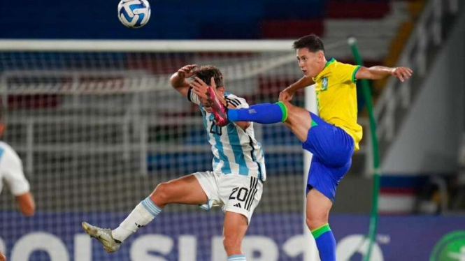 Duel Timnas Argentina U-20 vs Brasil U-20 di Piala Amerika Selatan U-20